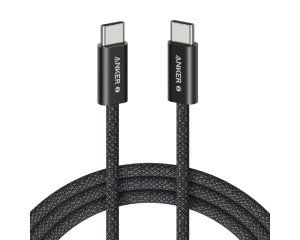 ANKER Zolo USB tip-C kabl M/M 1.8m, za Apple, super brzo punjenje 240W/480Mbps, pleteni, crni - Img 2
