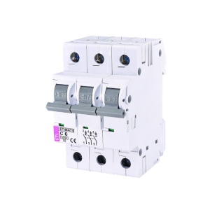 Automatski osigurač 3P ETI C 6A 6KA
