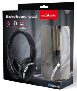 BTHS-01-BK Gembird Bluetooth stereo Slusalice sa mikrofonom, Black - Img 3