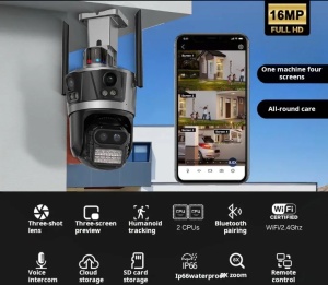 CAM-IP8MP-EP12-8X GMB kamera 8 mpix microSD iCSee xmeye pro app Two-way voice PTZ ip66, 3.6mm+3.6mm - Img 3