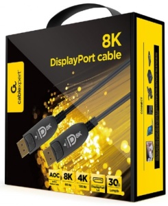 CC-DP8K-AOC-30M Gembird Active Optical Cables (AOC) DisplayPort v.1.4 (8K@60Hz/4K@120Hz) 30m - Img 2