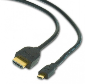 CC-HDMID-6 Gembird HDMI male to micro D-male black kabl 1.8m - Img 2