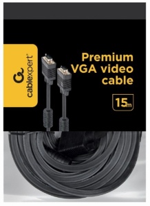 CC-PPVGA-15M-B Gembird VGA to VGA kabl black 15m - Img 2