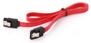 CC-SATAM-DATA Gembird Metal clips, Serial ATA data kabl flat 0.5m A - Img 3