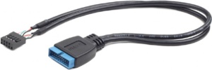 CC-U3U2-01 Gembird USB 2 to USB 3 interni kabl 9-pinski USB 2.0 na 19-pinski - Img 2