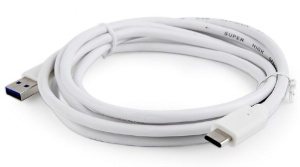 CCP-USB3-AMCM-6-W Gembird 3A/36W USB 3.0 AM to Type-C cable (AM/CM), 1.8 m, white - Img 3