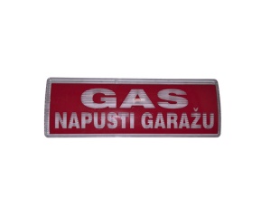 COFEM Svetleci panel Gas - jednostrani + nalepnica GAS NAPUSTI GARAŽU