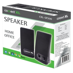 Connect XL Zvučnik, set, 2.0, USB 5V, crna boja - CXL-SP200 - Img 2