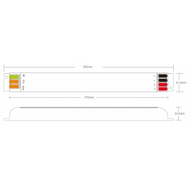 DAWN LED NAPAJANJE SLIM 24V 250W 250WHH-24 - Img 3