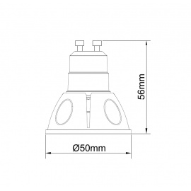 DAWN LED SIJALICA GU10 DIM 6.5W 3000K 520lm 36° PRO - Img 4