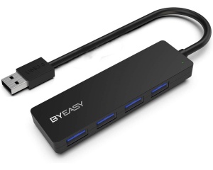 E-GREEN USB 3.0 - HUB 4port USB 3.0 crni