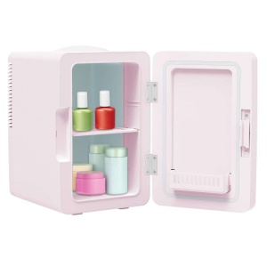 ELLE SDAF01PUEU MINI PRENOSNI FRIŽIDER 6L PINK GREJANJE/HLAĐENJE LED - Img 2