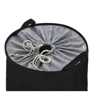 ESTIA ES02-19525 KORPA ZA VEŠ SA RUČKAMA 65L CRNA 36X36X50CM - Img 3