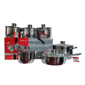 Excellent Line Jumbo Set Lonci 12 delova EL-12ST - Img 2