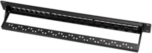 ExeLink Patch Panel cat5e 24P 19 1U bez modula sa nosacem kabla