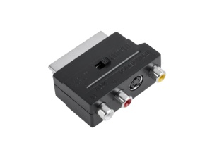 FAST ASIA Adapter Scart - 3xRCA + S-Video crni - Img 2