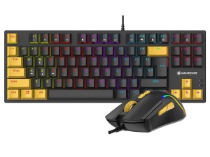 GAMEZONE Gaming set mehanicka tastatura I mis crno-zuti 7200dpi HORNET87 by Tracer