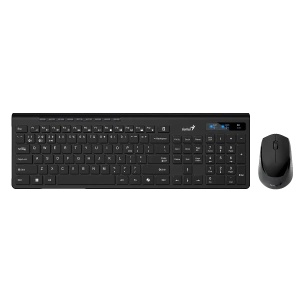 GENIUS SlimStar 8230 Wireless USB YU crna tastatura+ miš