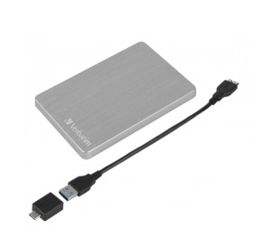HDD E2.5" Verbatim 1TB USB 3.2 Store'n'Go 53663, Silver - Img 2