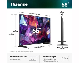 HISENSE 65 inča 65E7S PRO Hi-QLED 4K UHD Smart TV