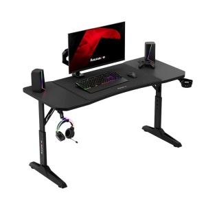 Huzaro Hero 3.6 Crni Podesivi Gaming sto 140x60cm - Img 2