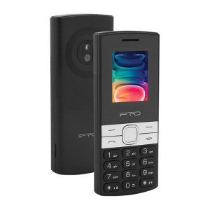 IPRO A12 black Feature mobilni telefon 2G GSM/LCD/800mAh/32MB/32MB/BT/Wifi FM/Dual-SIM - Img 2
