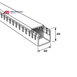 KANALICA 40X40 PVC PERFORIRANA BITON - Img 4