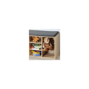 KESPER KSP15920 DRVENI CIPELARNIK HRAST SA JASTUKOM ZA SEDENJE 103X48X29,5CM - Img 4