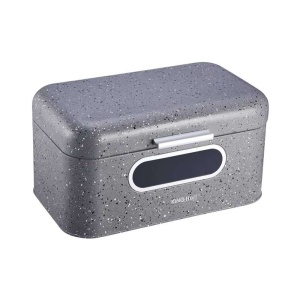 KINGHOFF KH1080 KUTIJA ZA HLEB CRNA METAL 35 x 20,4 x 21.5CM - Img 2