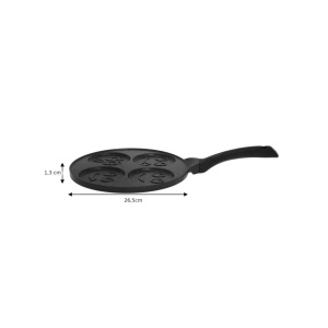 KINGHOFF KH1666 TIGANJ ZA MINI PALAČINKE 26CM SMAJLI - Img 3