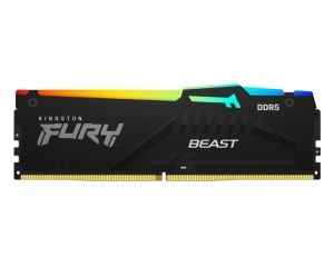 KINGSTON DIMM DDR5 32GB 5600MT/s KF556C40BB2A-32 FURY Beast RGB Black