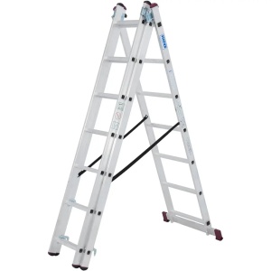 KRAUSE Corda Trodelne Aluminijumske Merdevine 3x7 - 4,2m - Img 2