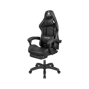KRUGER&MATZ Gejmerska stolica sa podesivim jastucima GX-150 crna KM0790-B