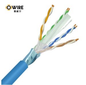 LAN FTP kabl OWIRE Cat6 Solid/CCA/0,56mm/Plavi/305m - Img 2
