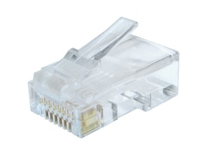 LC-8P8C-002/50 Gembird CAT6 UTP Modular plug 8P8C 30u gold plated RJ45, 50 u pak /CENA PO PAKOVANJU - Img 2