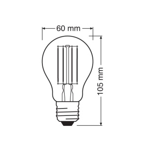 LED filament sijalica hladno bela 7.5W LEDVANCE - Img 2