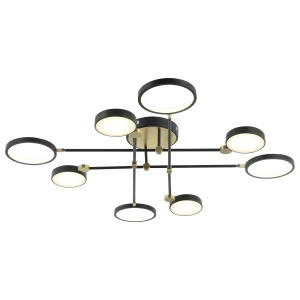 LED plafonska lampa F2036-60C BK+SG - Img 3