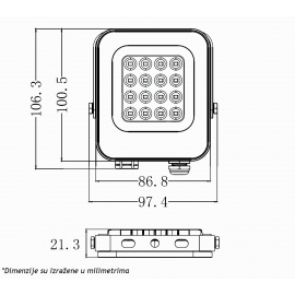 LED REFLEKTOR IK03 10 W 6500K - Img 3