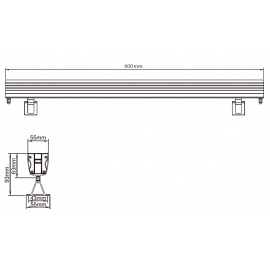 LED REFLEKTOR JM-078 36W RGBWW 4in1 3000K IP66 24V - Img 3