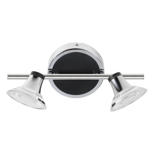 LED spot lampa LS101-2 CH+BK