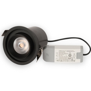 LED SVETILJKA JM-4601 U/Z PLAFONSKA 12W 3000K 24° DIM. CRNA - Img 3