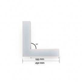 LED SVETILJKA LT-T-020-B L(90°) 12W 4000K BELA - Img 4