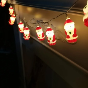 LED svetleći niz "deda mrazevi" 1.65m - Img 2