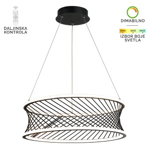 LED viseća lampa F2074-40V BK