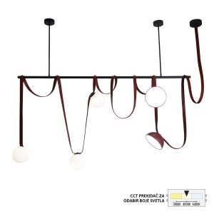 LED viseća lampa FK2100-20V BK/BR - Img 2