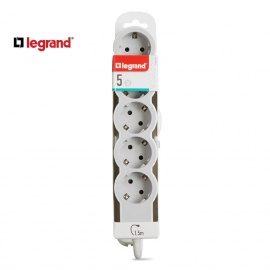 LG 694555 PRODUZNI BLOK 5X2P+E 1.5M (BELA/S.SIVA) - Img 4