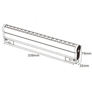 MAGNETIC SVETILJKA LED14-15W 3000K 30° 48V DC CRNA NEW