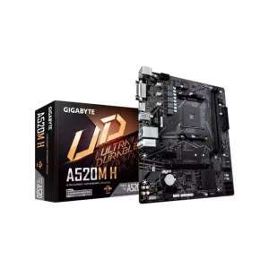Matična ploča AM4 Gigabyte A520M H RGB DVI/HDMI/M.2