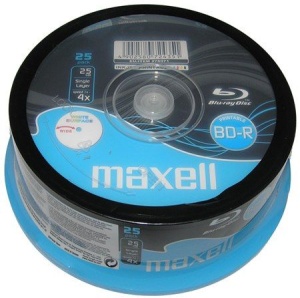 MAXELL BD-R 4X 25GB 25S PRINTABLE