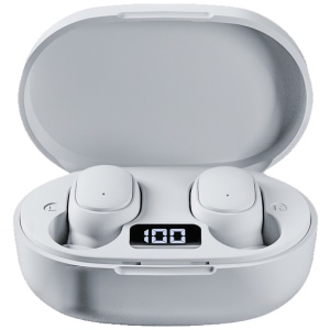 MeanIT Bežične stereo slušalice, Bluetooth v5.1, bele - TWS B60 White - Img 1
